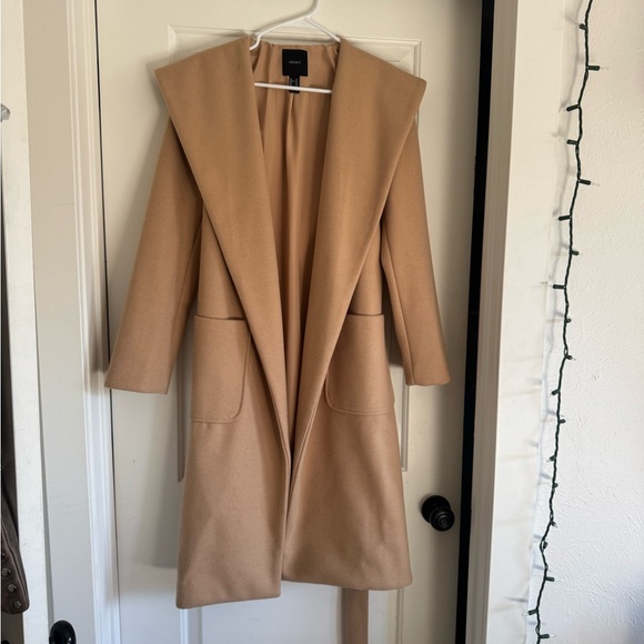 Forever 21 Camel Coat - Tie Waist - Picture 5 of 5
